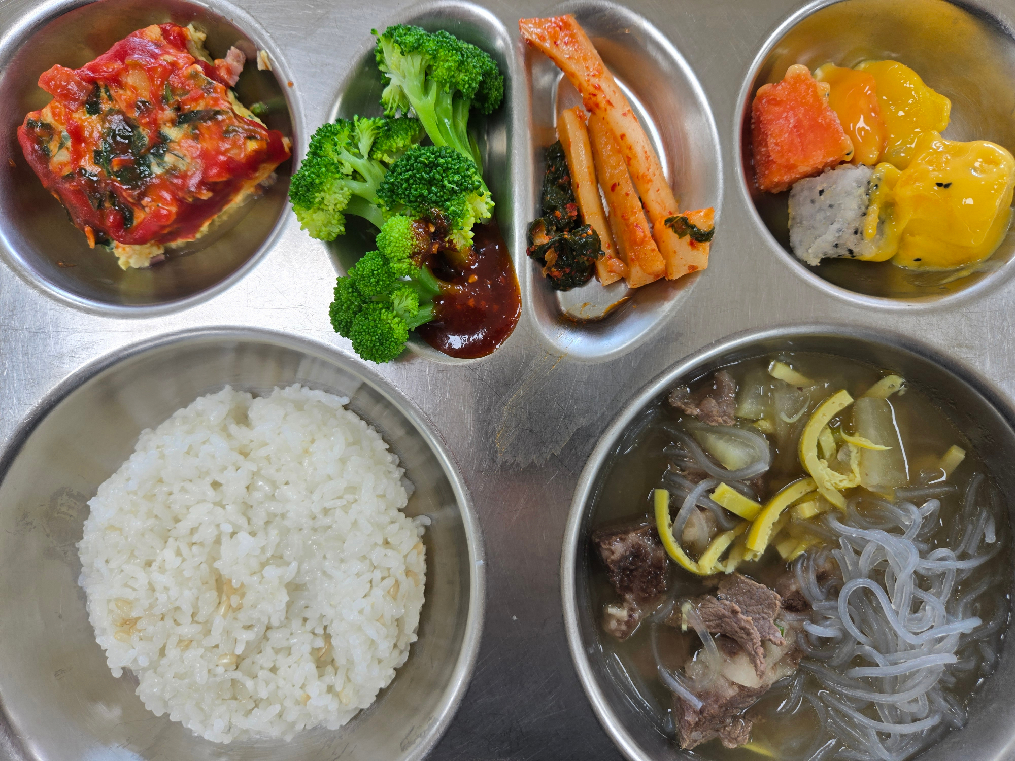 중식 식단 이미지